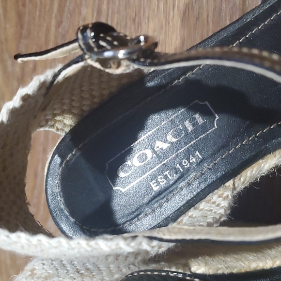 COACH KIMMY logo wedge.    #4848 - Picture 9 of 12